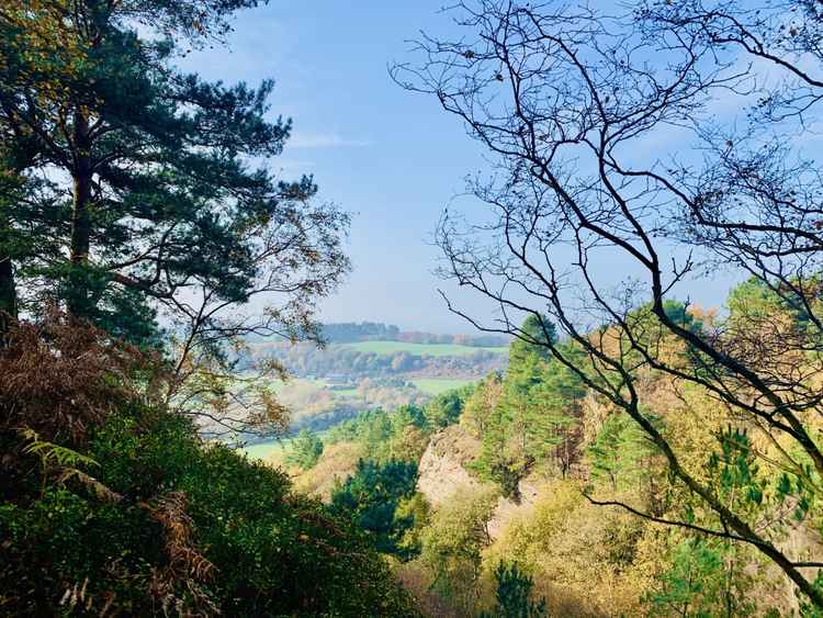 This Rawhead walk boasts beautiful views (and sheer drops!) as it climbs to the highest point on the Sandstone Trail
