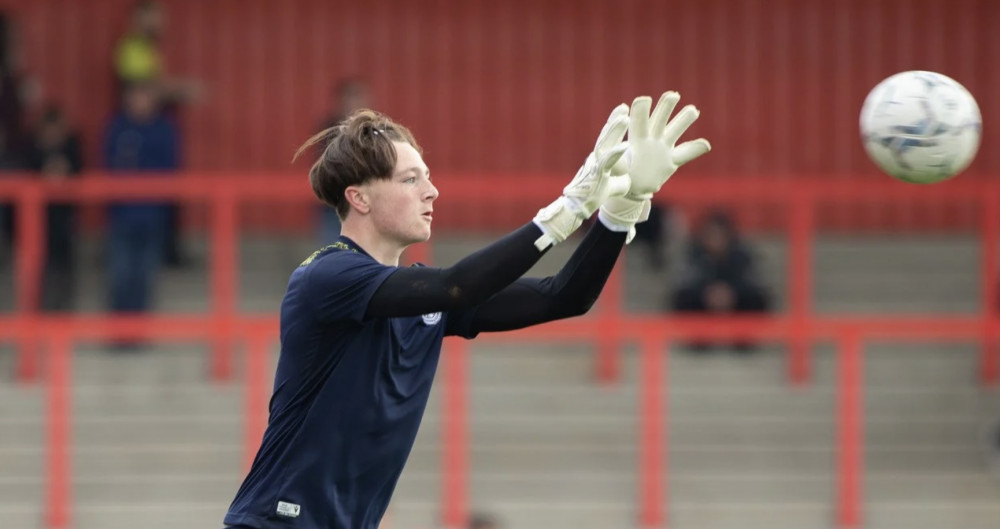 Manchester United have signed Stevenage talented teen keeper Elyh Harrison for a fee in the region of around £100,000. PICTURE COURTESY OF STEVENAGE FC