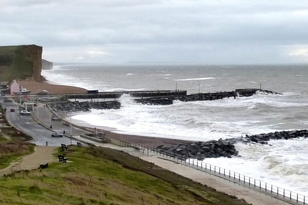 West Bay Guided Walk - Stormy Seas and Crumbling Cliffs