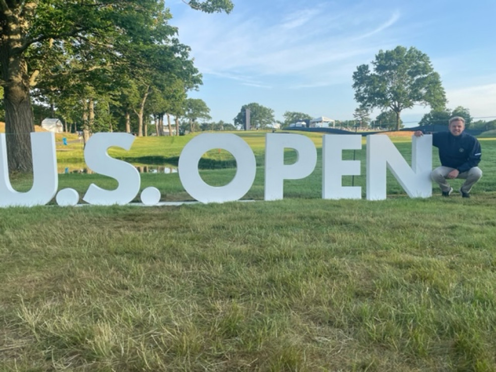 Jamie Hughes at the US Open in Boston