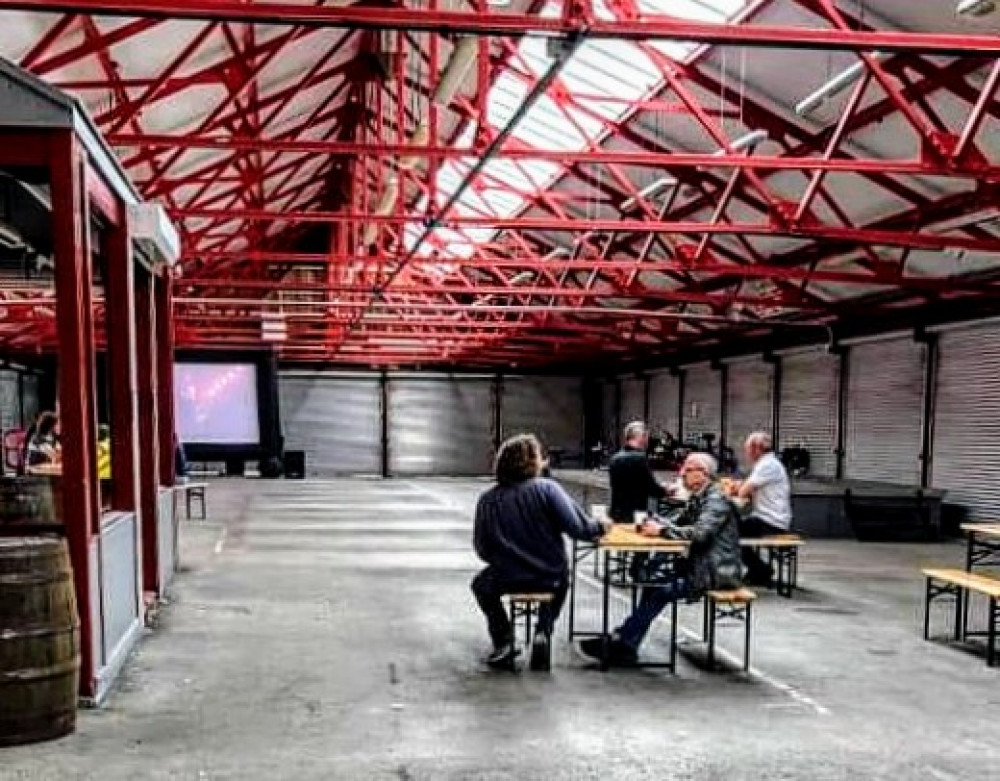 Inside Crewe Central - where the free all-day music festival will be held this Saturday - July 2 (The Crewe Dog).