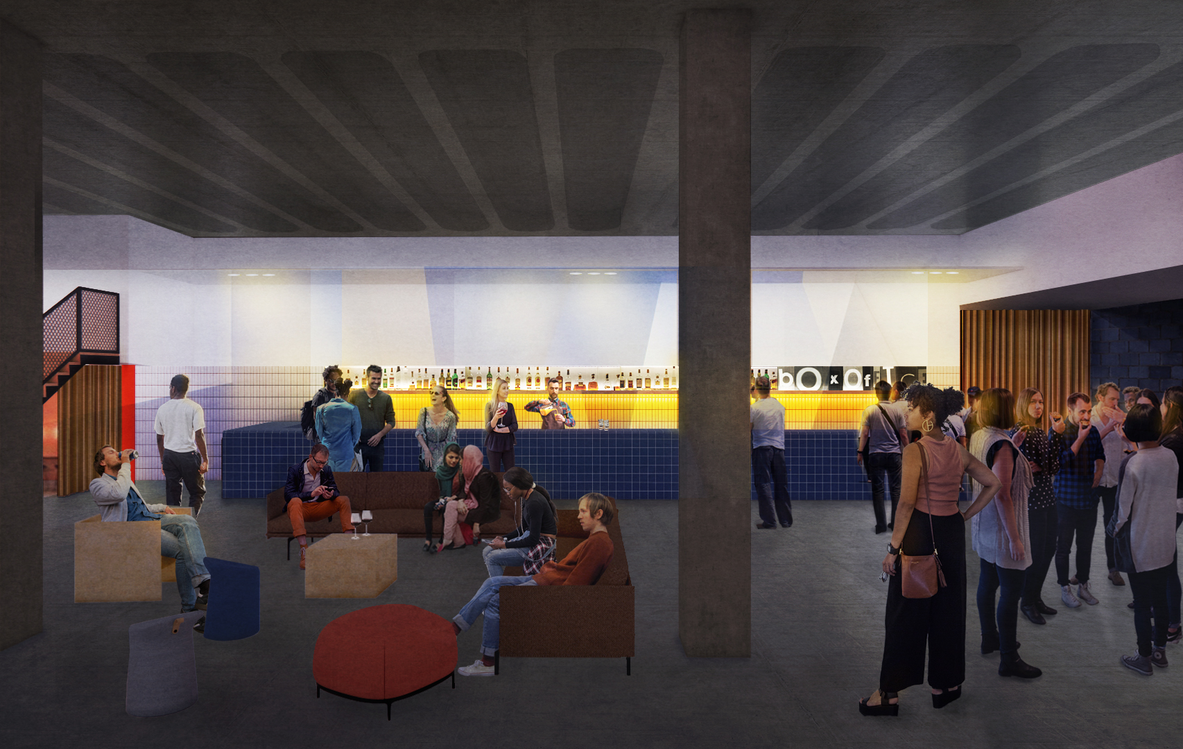 Artist impression of the Ealing Project bar view(Image: Stella Tooth)