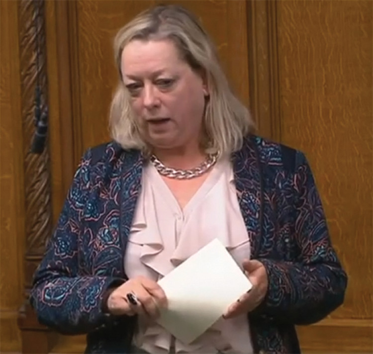 Jackie Doyle-Price speaking in the Commons today.