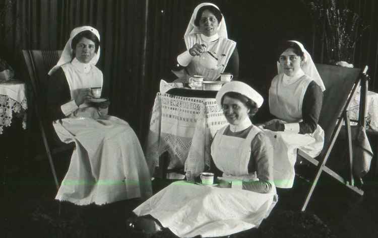 Matron and sisters at Frodsham Auxiliary Military Hospital. Image courtesy of Frodsham and District History Society