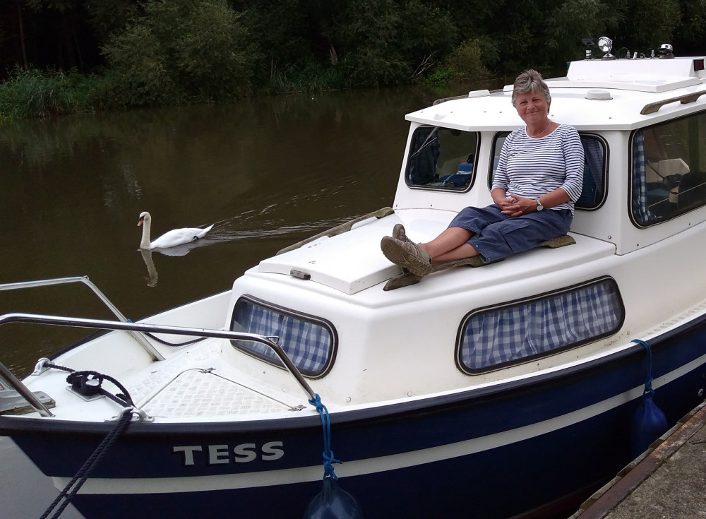 The River Avon Poet Laureate Alison Bergqvist feels the muse on board Tess