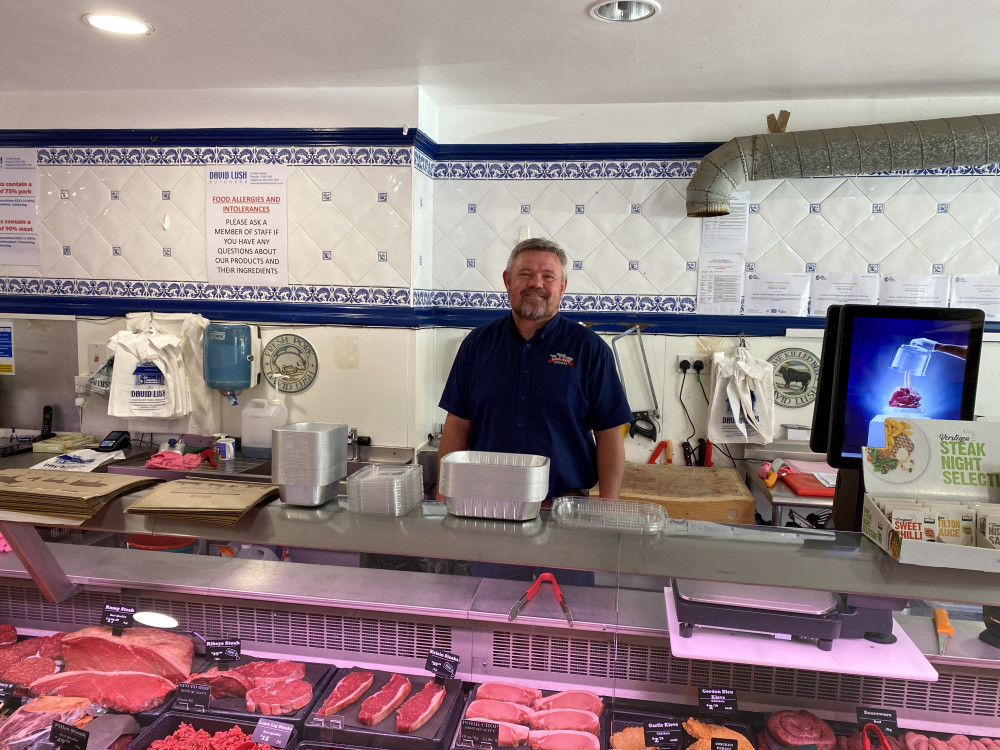 Louis Mostert, pictured, is the general manager of Farmers Pantry on Glebe Street in Penarth. (Image credit: Jack Wynn)