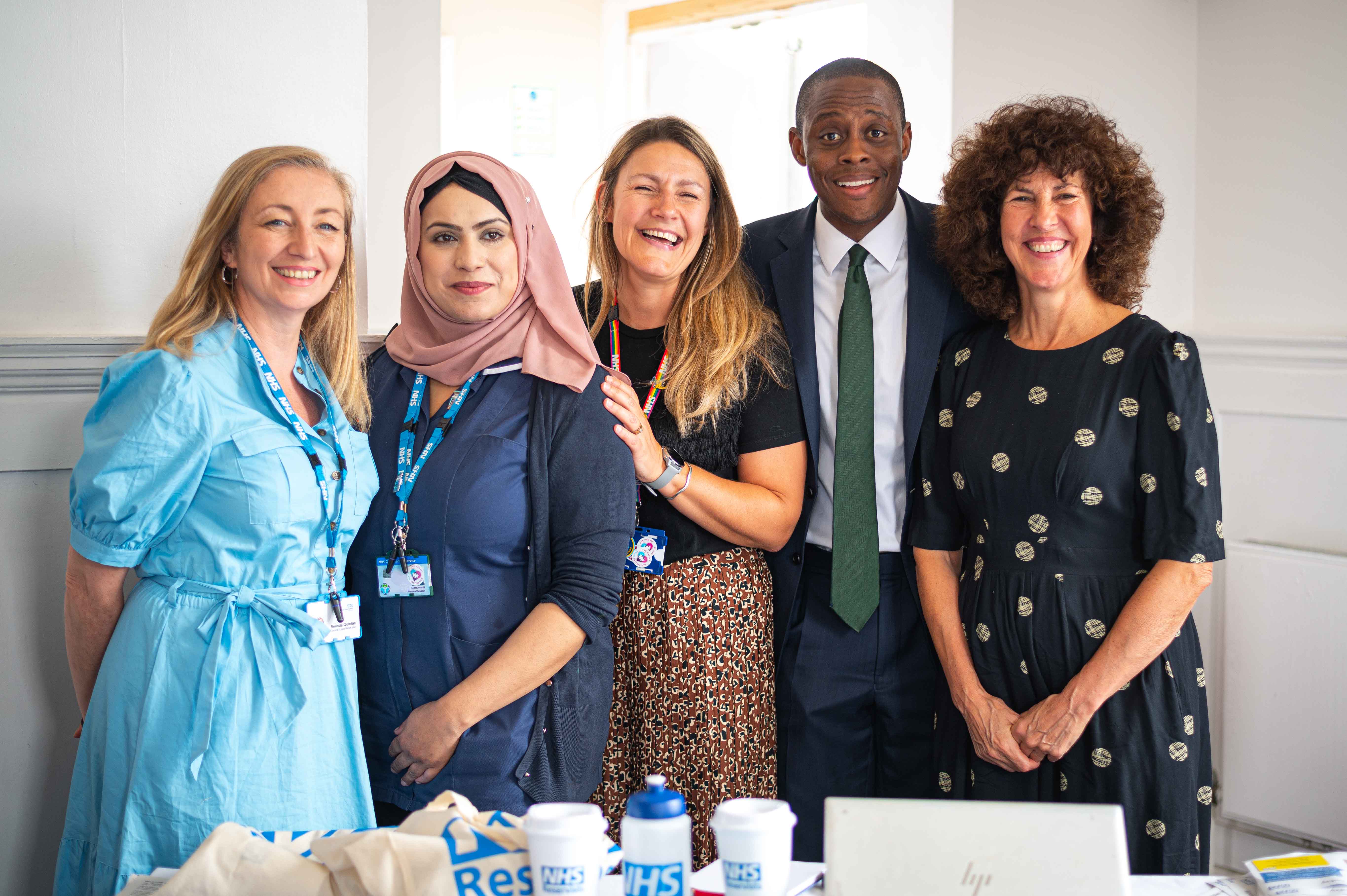 Hitchin MP Bim Afolami spoke exclusively to Hitchin Nub News at an event for Ukraine refugees. PICTURE: Mr Afolami at the drop-in event for Ukraine refugees at the Sun Hotel this week. CREDIT: Gregory Owain