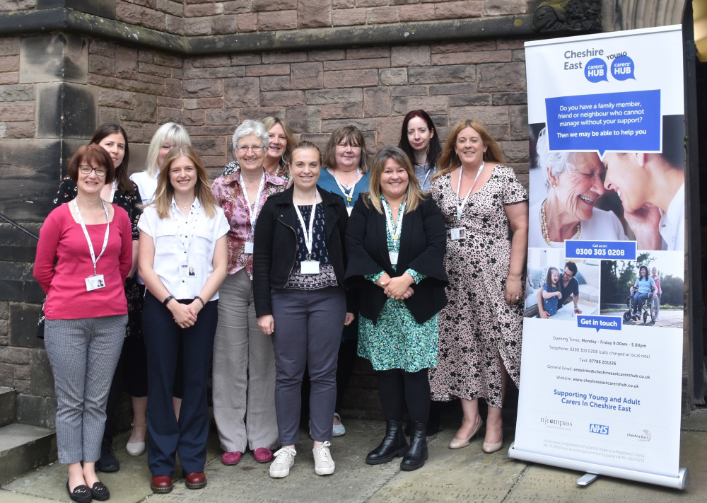 The meeting took place at St. Michael's Church on Market Place. (Image - Cheshire East Carers Hub)