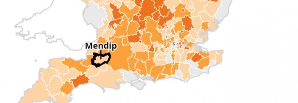 In Mendip, the population size has increased by 6.2%, from around 109,300 in 2011 to 116,100 in 2021. This is lower than the overall increase for England (6.6%)