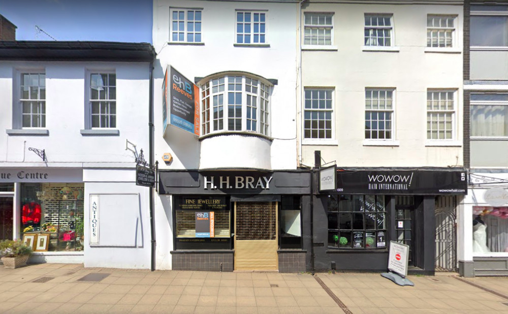 Robothams Architects has submitted a planning application to Warwick District Council to convert a Jury Street shop into a house (Image via google.maps)