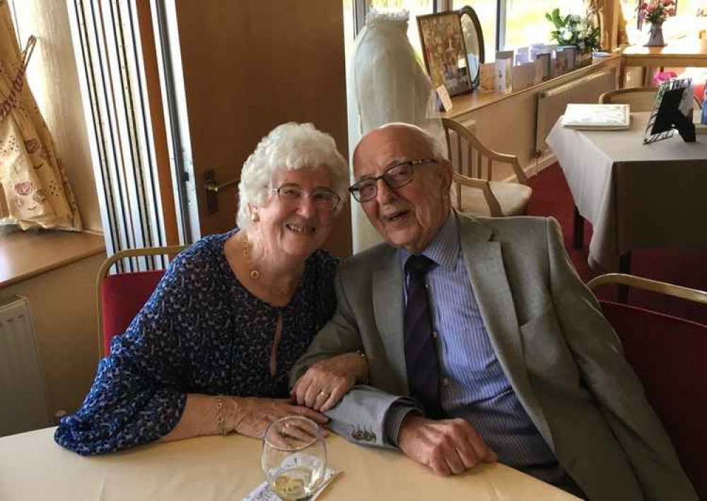 Norman with his wife Audrey