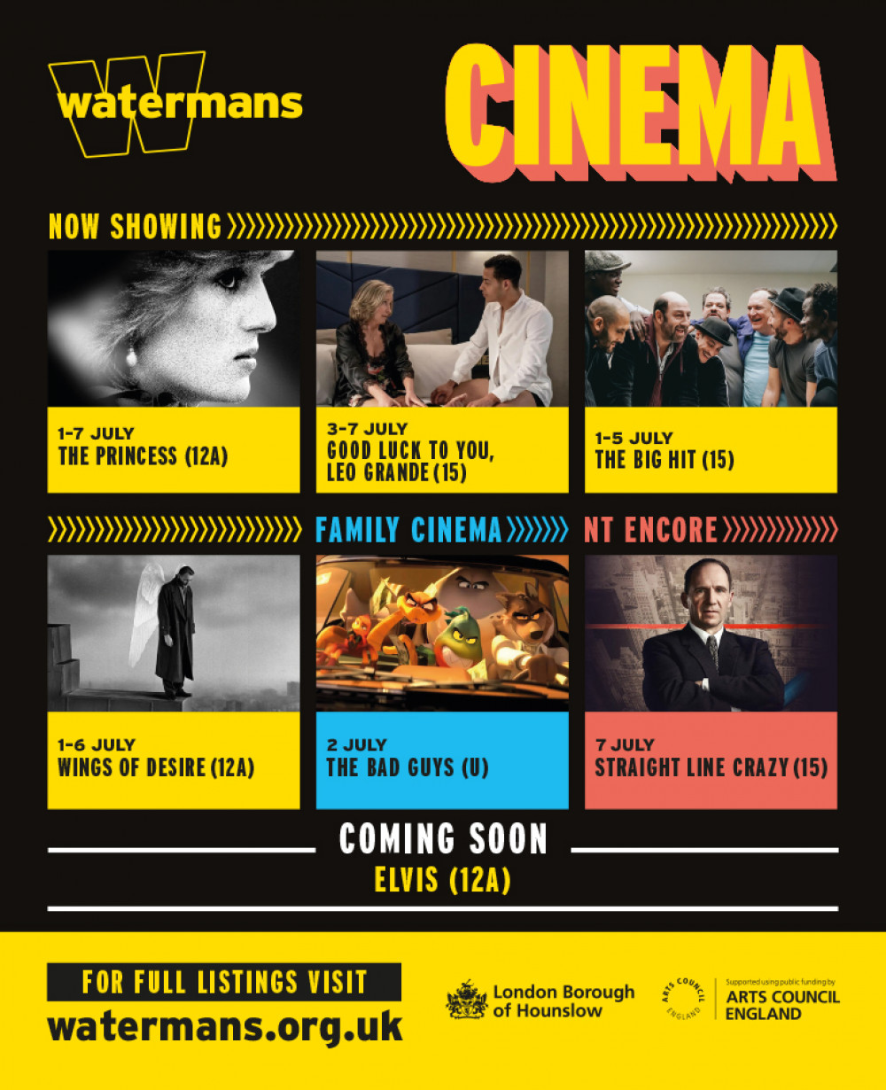 What's on at Watermans this week