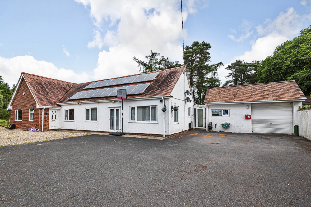 The house has three bedrooms and an annex 