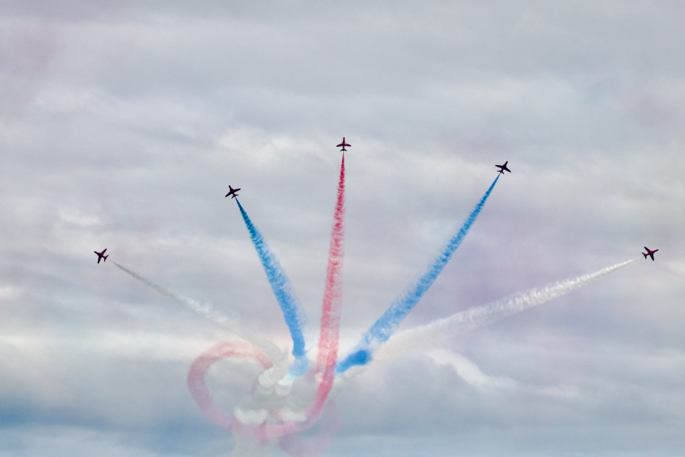 In pictures Red Arrows stun at Teignmouth Airshow Local News News