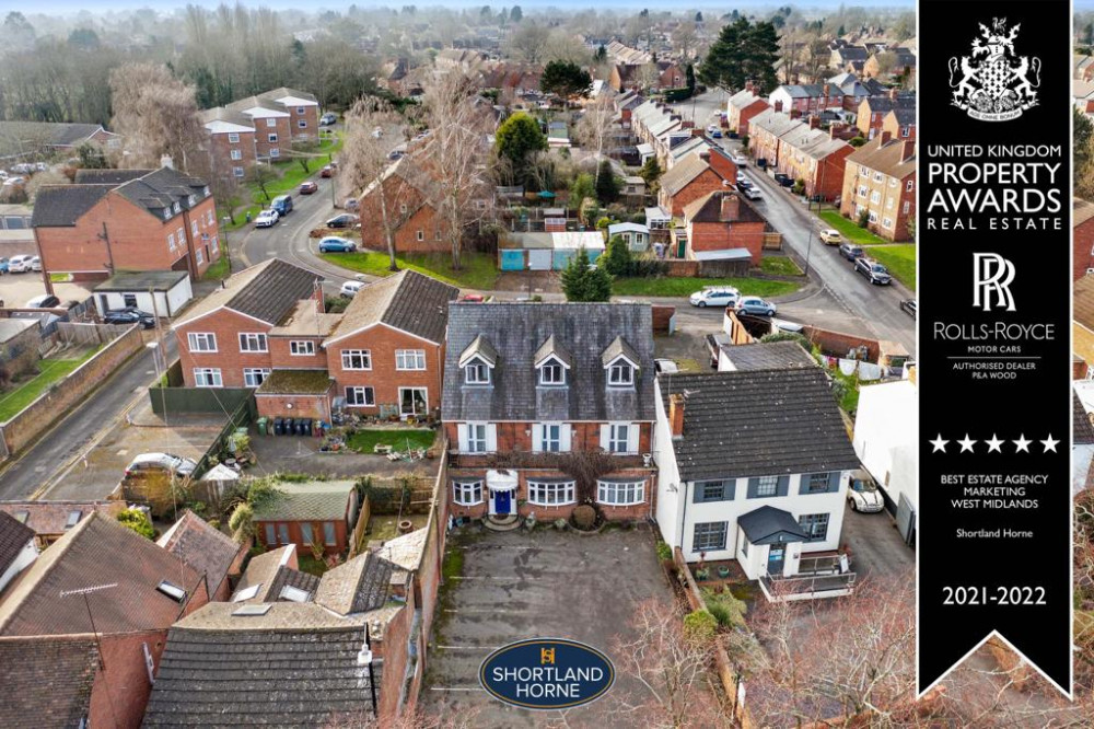 Victoria Lodge on Warwick Road is currently on the market for £950,000 (Image via Shortland Horne)