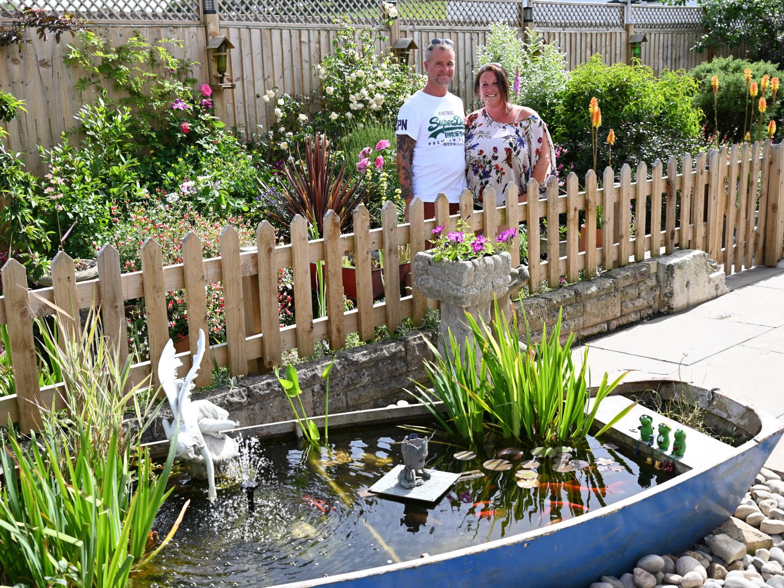 The small garden winner, Nick and Jen Test