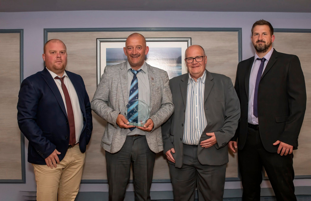 Radstock Town FC win award Radstock Town FC win award