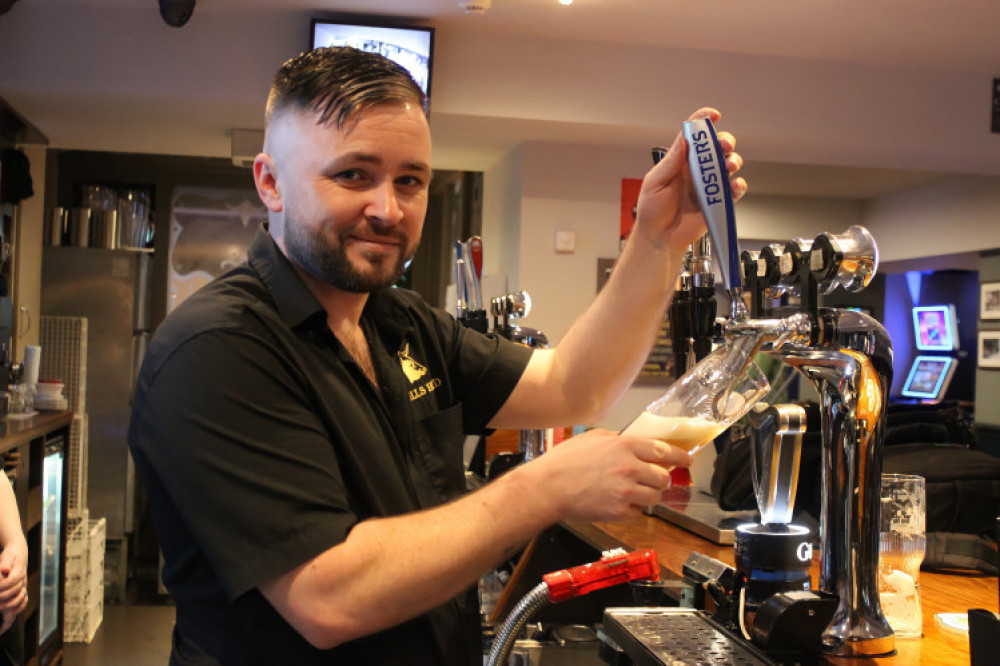 Jamie Parry believes it is important for publicans do to their bit for charity. (Image - Alexander Greensmith / Macclesfield Nub News)