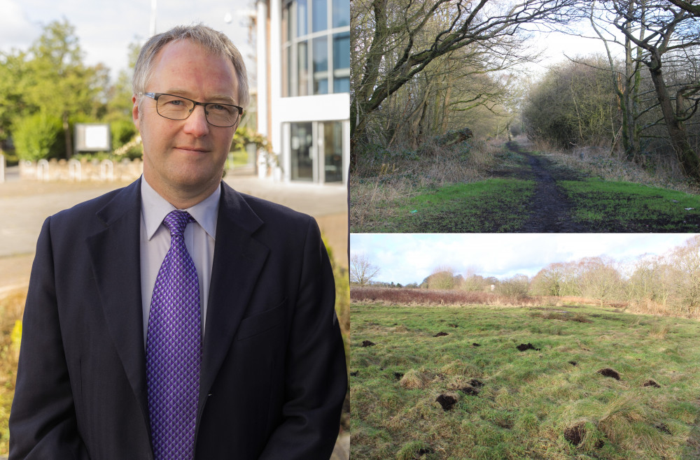 Cheshire East Leader Cllr Sam Corcoran (left) has been sent a letter regarding the plans to build almost 1000 homes on a South Macclesfield site. (Image - Cheshire East Council / Alexander Greensmith)