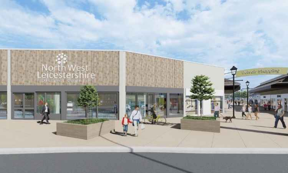 Artists’ impression of the new NWLDC Customer Centre in Coalville town centre
