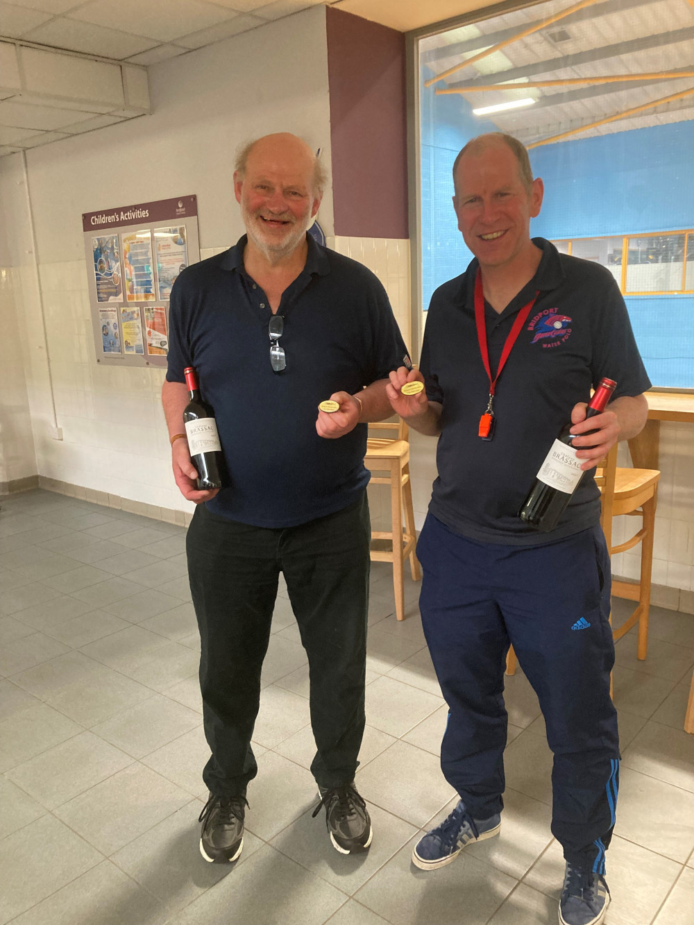 Bridport Barracudas has awarded two volunteers, Fred Fowler and Mark Hoskins, with lifetime membership