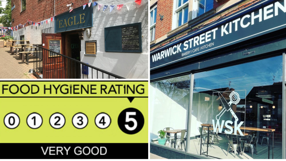 The Food Standards Agency has given five-star ratings to 15 more Warwick eateries (Images supplied)