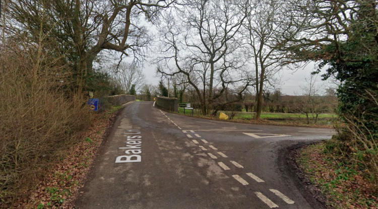 West Midlands Ambulance Service was called to the canal bridge on Bakers Lane at 0.43am today (Image via google.maps)