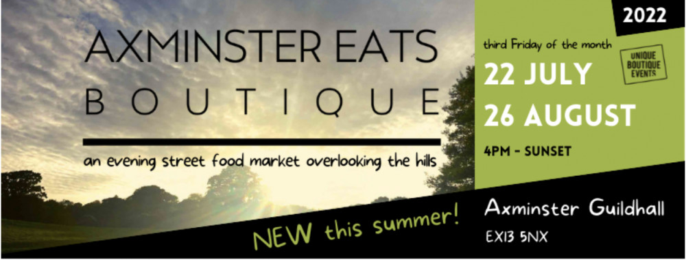 Unique Boutique Events are bringing their popular street markets to Axminster this summer