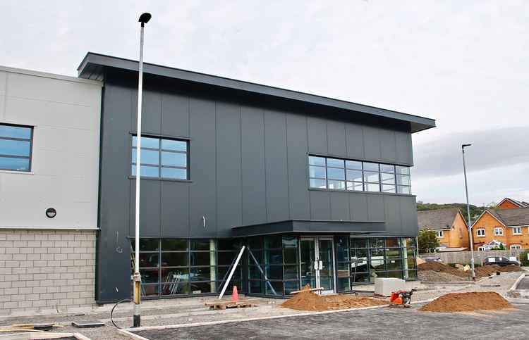 Construction work on the new clubhouse nears completion. Image: Duncan Cowley