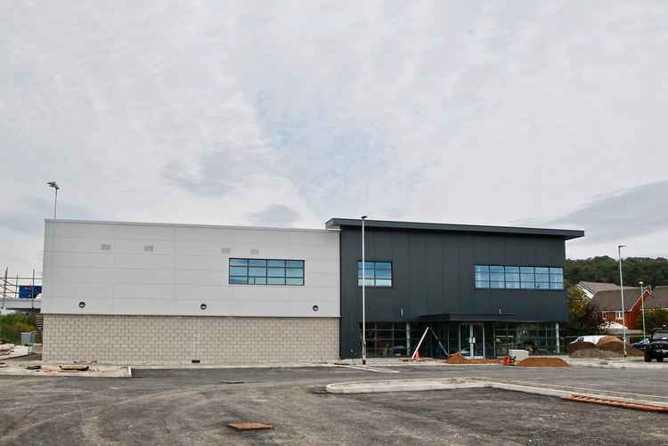 Construction work on the new clubhouse nears completion. Image: Duncan Cowley