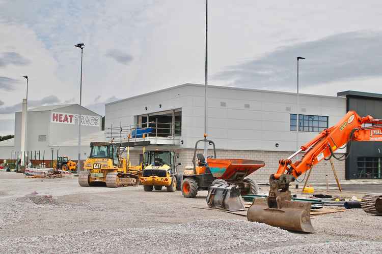 Construction work on the new clubhouse nears completion. Image: Duncan Cowley