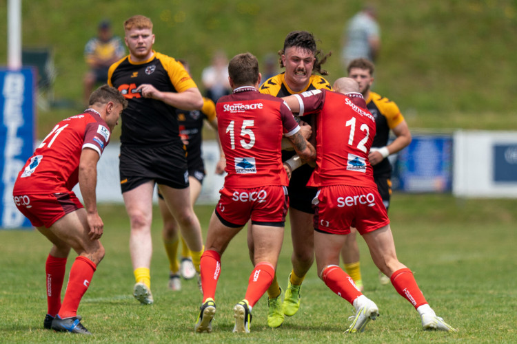 Cornwall’s Charley Bodman in action against Doncaster – Patrick Tod.