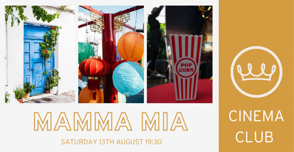 Cinema Club is back, this time we are showing the summer classic Mamma Mia, accompanied by the talented dancers from local K Studios.