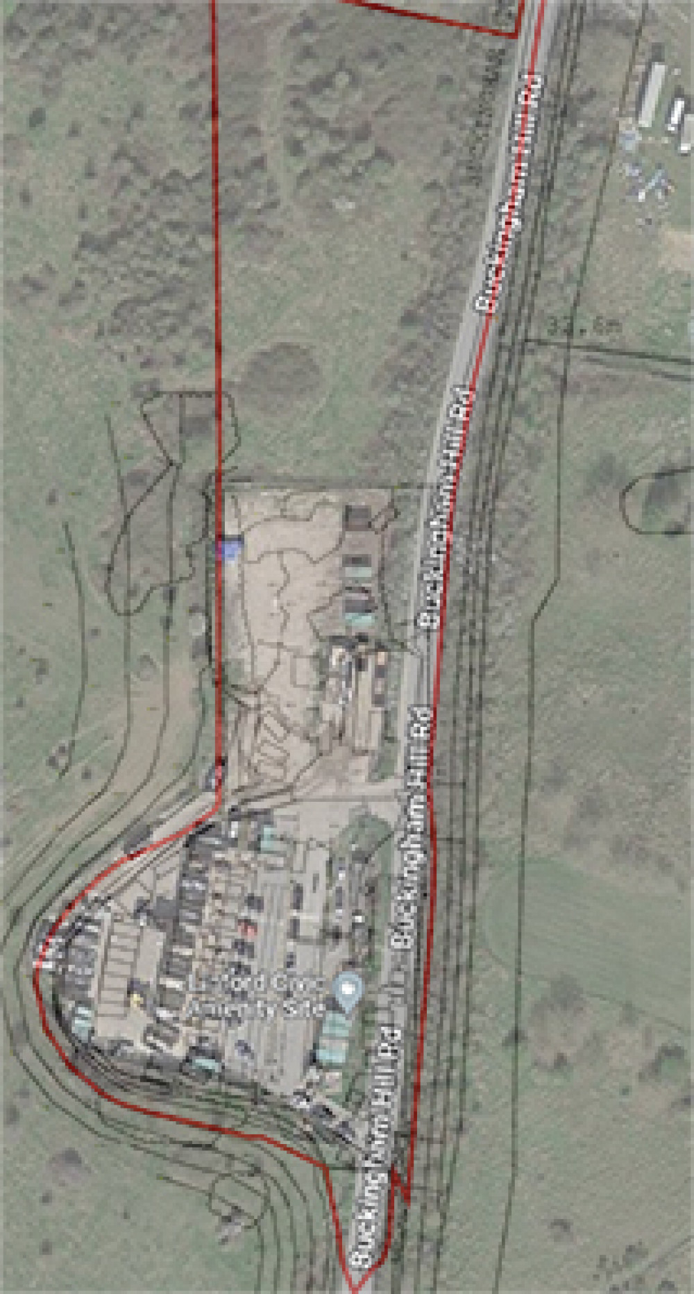 An aerial view of the site and the council's planning application are combined to show what's in use, what might be used and what could be sold. 