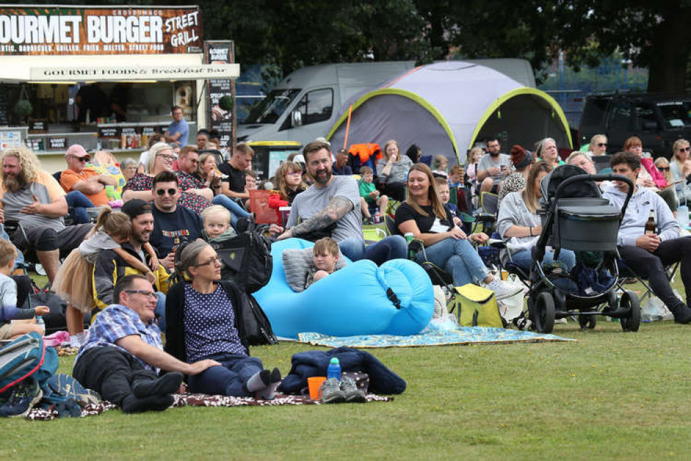 Big crowds turned out for last year's screenings in Coalville Park. Photo: North West Leicestershire District Council