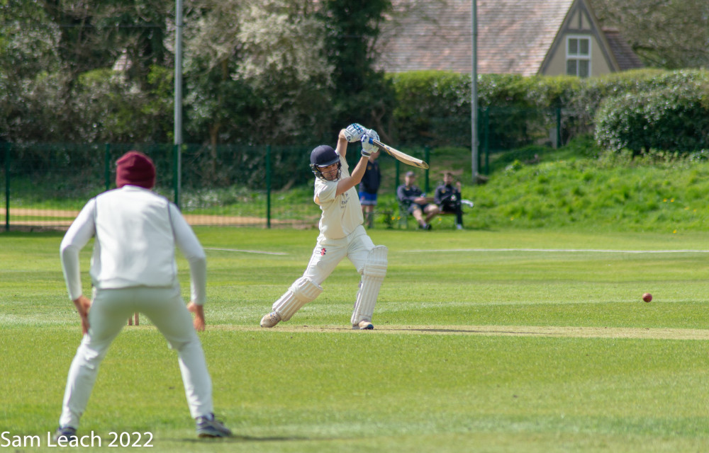 Henry Curran hit 92 and Charlie Stranks 65 as Kenilworth Cricket Club chased down Nether Whitacre's 282 (Image by Sam Leach)