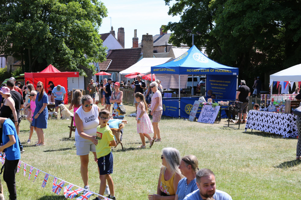 Two community events organised by a Hucknall campaign group, held last weekend, were well attended successes. Photo Credit: Ian Johnson.