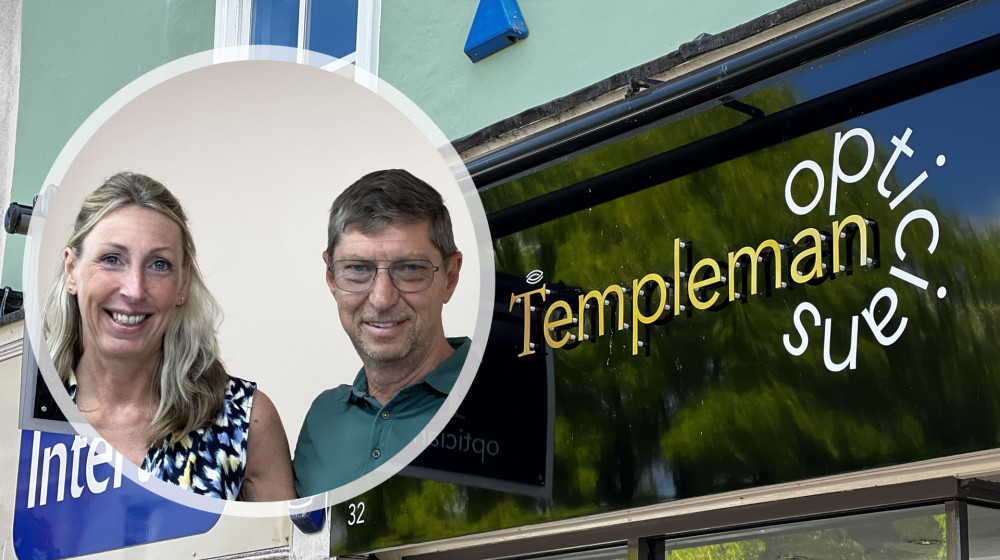 Directors Ian and Rachel Harrison took over the opticians in March 2020 (Photos: Nub News)