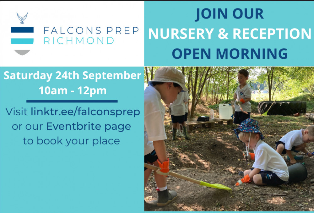 👀 Join our next Nursery Open Day on Saturday 24th September to discover our nursery class for boys and girls aged 3+ and our reception class  