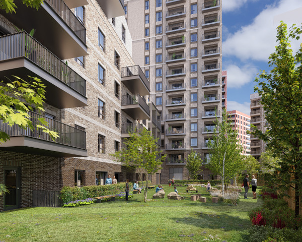 CGI of plans for the Hawks Road site (Image: London Square/Fuse Architects)