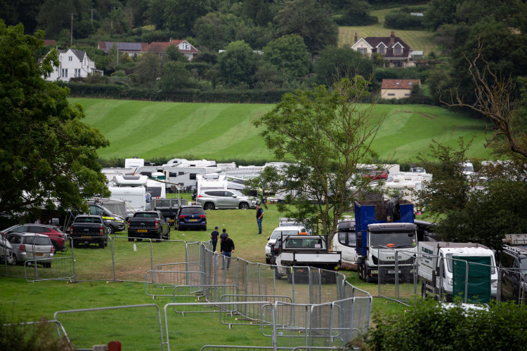 Unlawful traveller encampments in Alcester and Temple Grafton have prompted county-wide discussions on ways to tackle the problem (Image via SWNS)