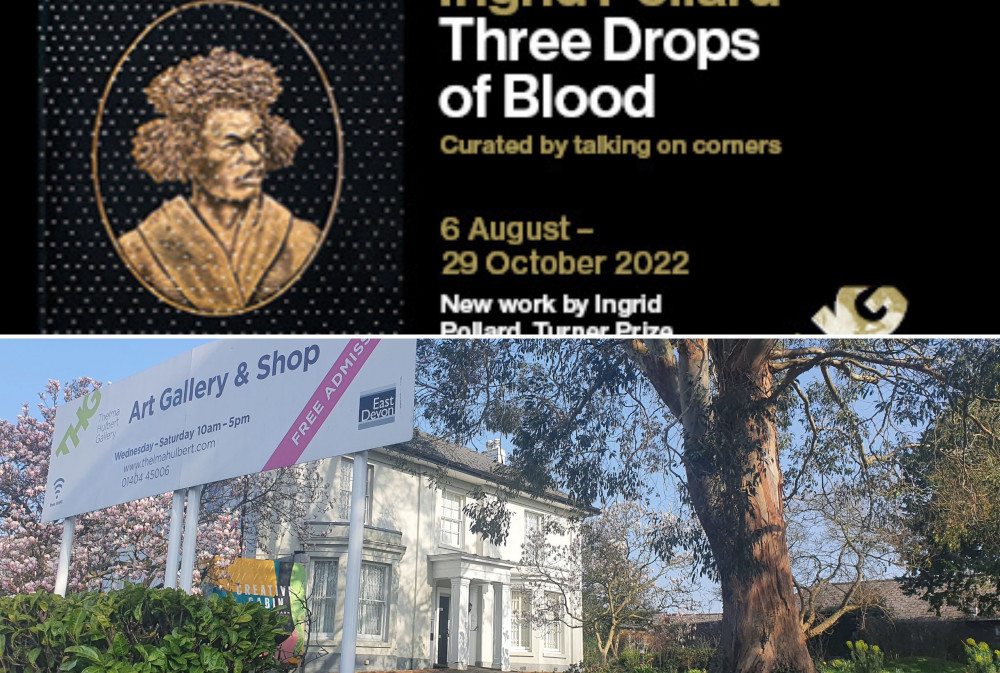 Top: Three Drops of Blood (Credit: Ingrid Pollard/The Beehive)