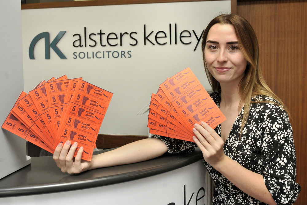 Legal secretary Britanie Jeffery organised the event for Alsters Kelley