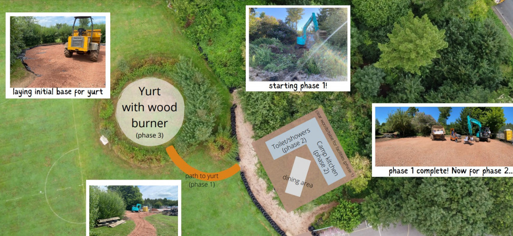 Honiton Primary School's plan for the Forest School (Credit: HPS)