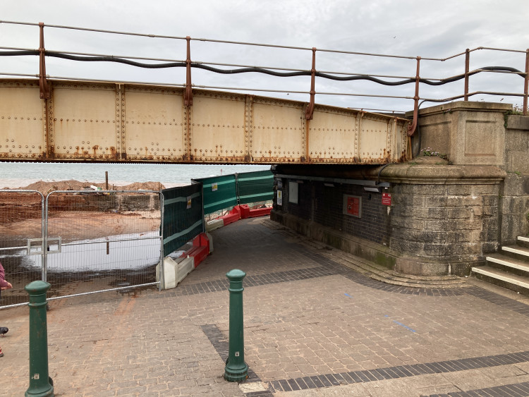 Colonnade underpass, Dawlish (Nub News, Will Goddard)