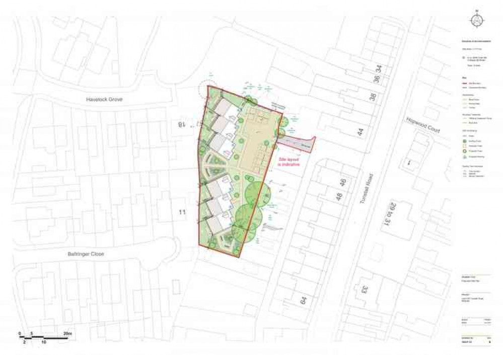 The development would be located on Tunstall Road.