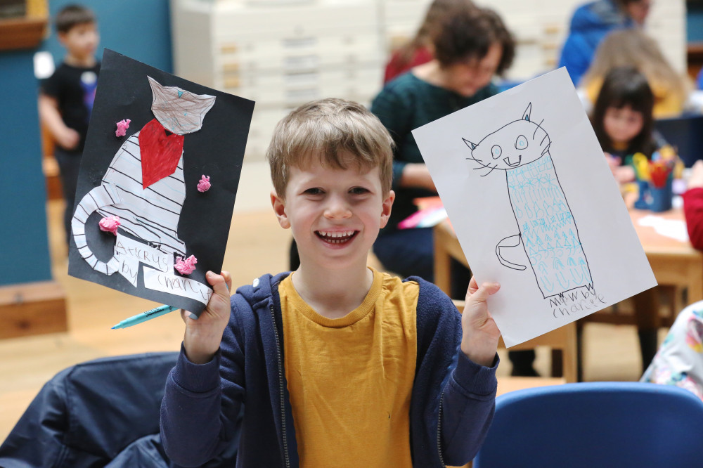 Children's activity at the Victoria Art Gallery