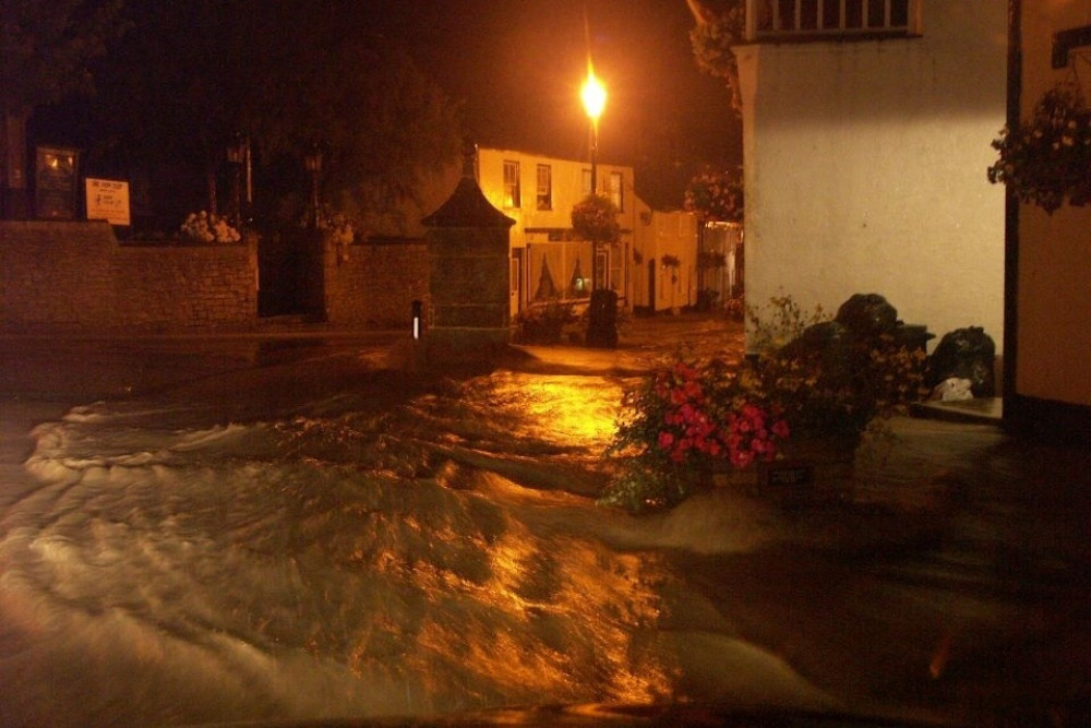 Beer has a history of flooding, like this event in August 2004