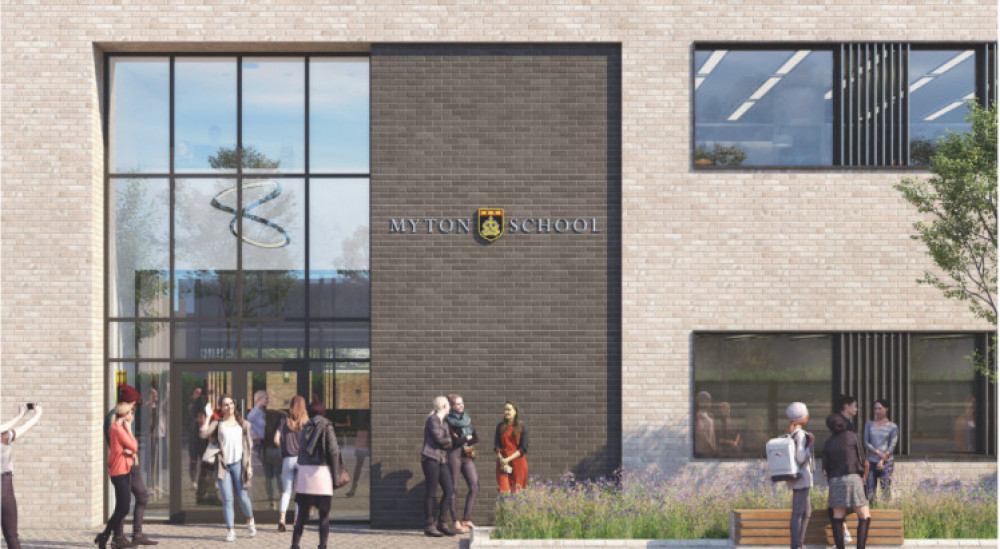 Myton School said the block will allow an extra 190 students to attend the school (Image via planning application)