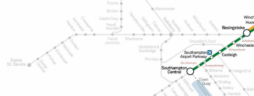 There will no trains through Honiton (Credit: SWR) 